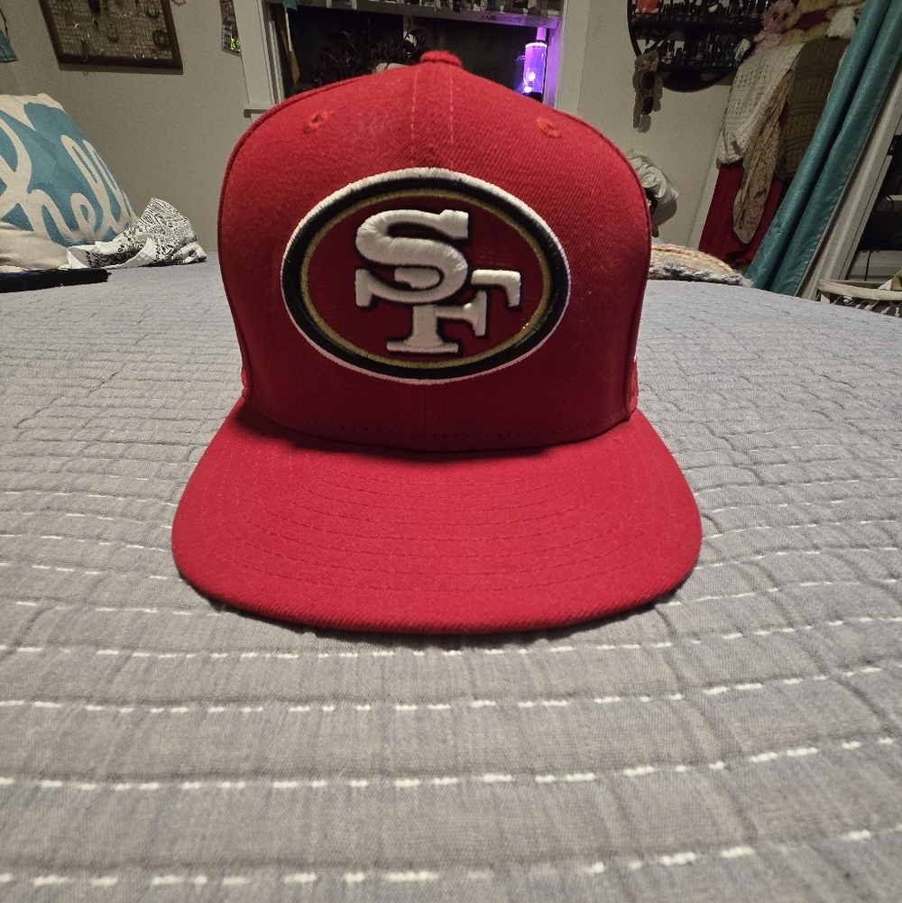 New Era 59fifty Red San Francisco 49ers Hat
